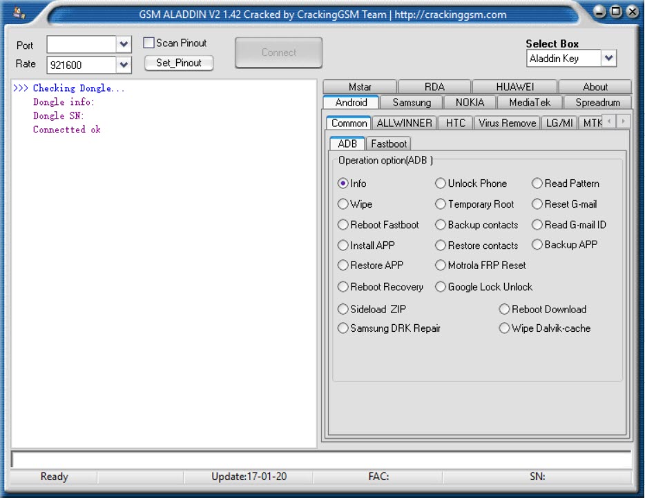 GSM Aladdin Tool