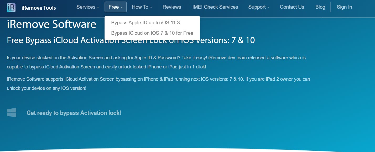 bypass icloud activation tool free