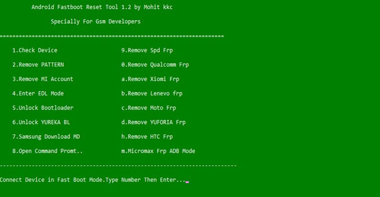 Android Fastboot FRP Tool