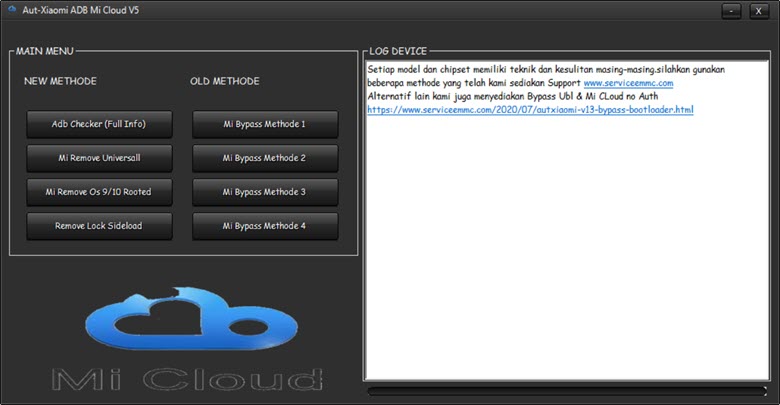 Mi Cloud ADB Bypass Tool