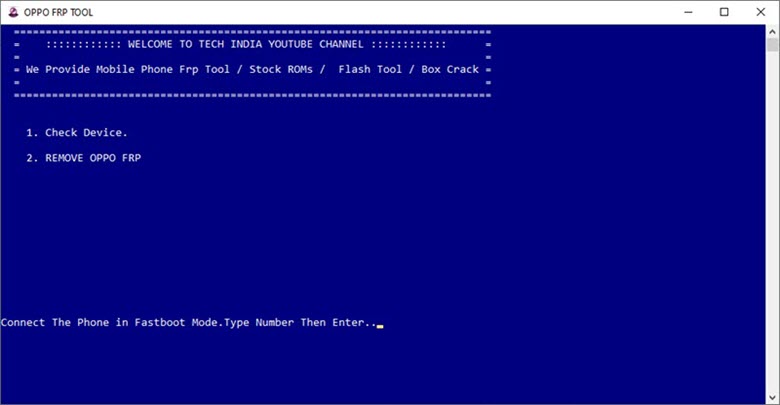 OPPO FRP Tool