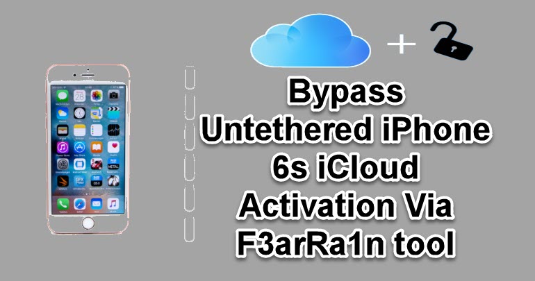 Bypass Untethered iPhone 6s