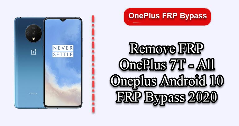 FRP Bypass OnePlus 7T